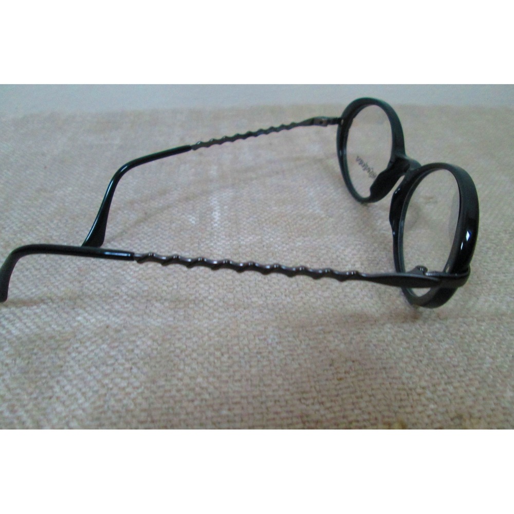 Yves Saint Laurent YSL Eyeglasses Black Oval Frames Only Glasses - Picture 2 of 5